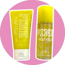 PINK Total Flirt Body Lotion  Mist Set 2.5 Oz Each NEW Victoria  s Secret