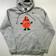 Syracuse University Nike Hoodie Sweatshirt Mens S Orangemen Club Fleece Otto
