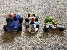 Mario Kart McDonald's Happy Meal Toys Lot Of 3