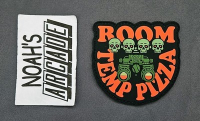 Room Temp Pizza 'Dog Sheep' PVC Patch FOG SUPDEF WASTELAND KOOKS WRMFZY FUD RTP
