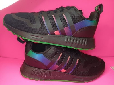 Adidas Originals Multix J HR1219 Monochrome Black Green Multi Color Youth Size 7