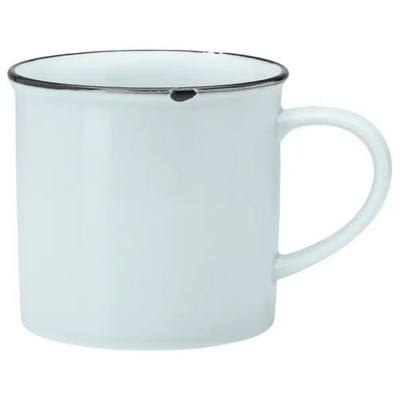 Oneida L2105009560 Luzerne Tin Tin Blue 14 oz. Porcelain Cup - 2 Doz