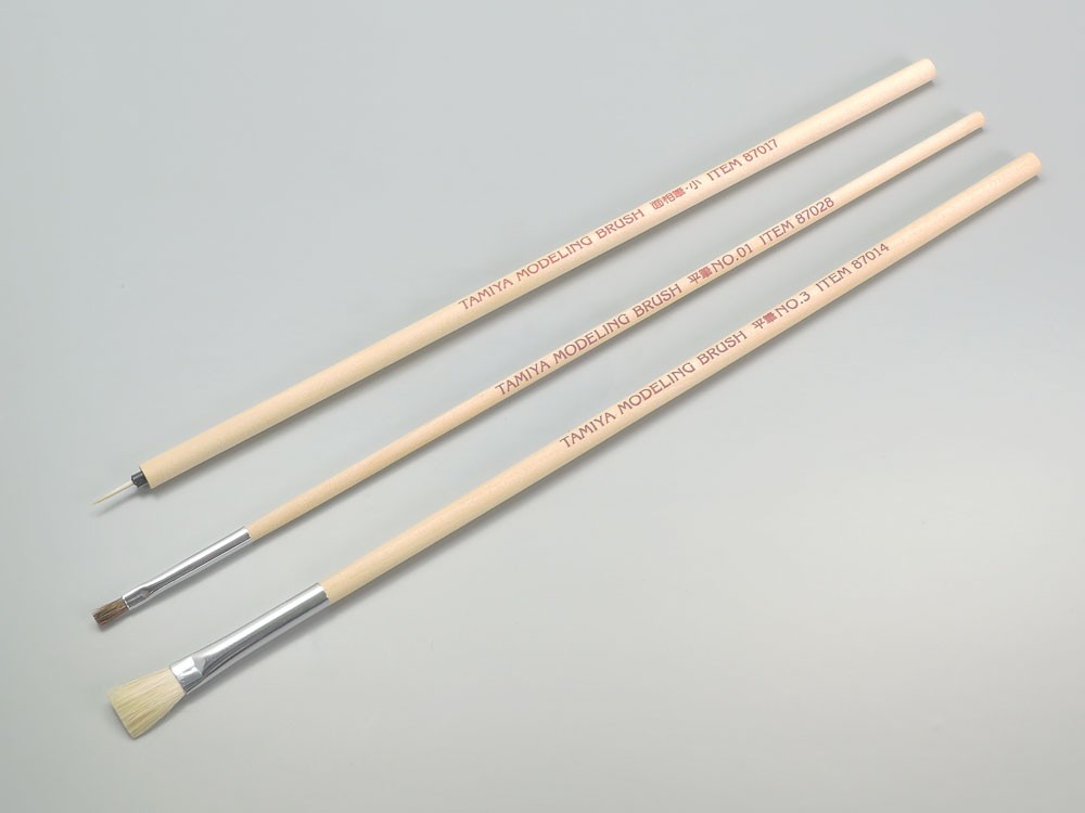 Tamiya Modeling Brush Series 87013-87067 Multiple Options for Model Kit Painting