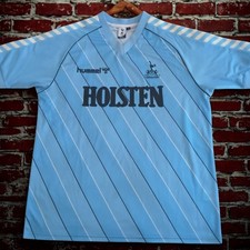 Tottenham Hotspur 1985/87 Away Football Shirt Mens Spurs | Size XL | Blue