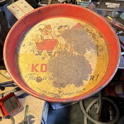 Koehler Beer Tray The Erie Brewing Company Erie PA Breweriana Collectible