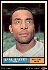 1961 Topps #315 Earl Battey Twins 7 - NM