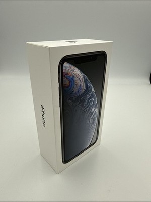 Original Apple iPhone XR Empty Retail Box Black 64GB / 128GB EarPods & Sticker