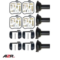 4X Vergaser Reparatursatz Komplett Kolben FüR Yamaha FZR250 2KR 3HX 1987-89