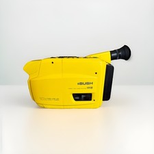 Bush Vcc 200/A Compact Vhs-C Video Camera - Yellow + Charger +Battery