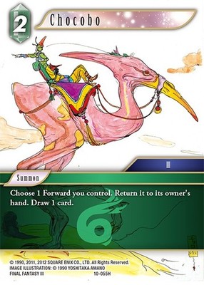 10-055H Chocobo (English Non Foil) Opus 10 X Final Fantasy TCG