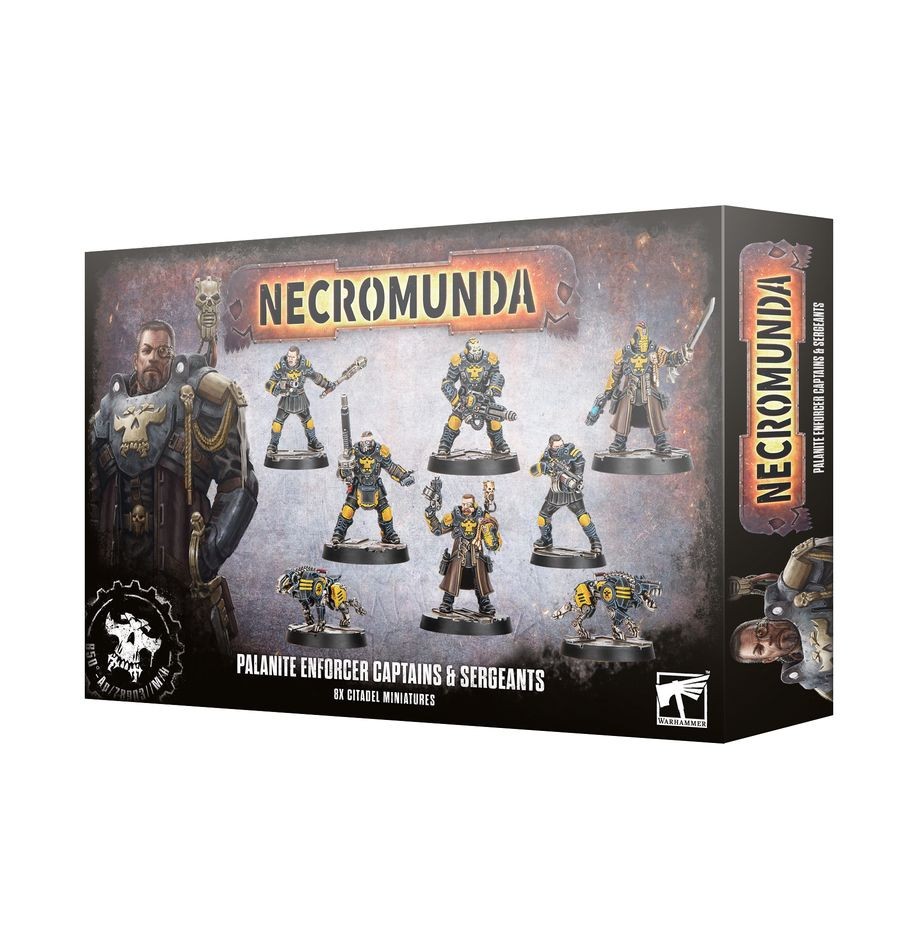 PALANITE ENFORCER CAPTAINS & SERGEANTS set di miniature per NECROMUNDA età 12+