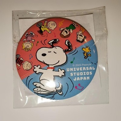 Snoopy Can Badge Universal Studios Japan