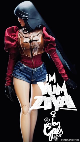 Underverse MODERN GALS YUM ZIYA Virtual Human 1/6th Collectibles Action Figure - Picture 9 of 19