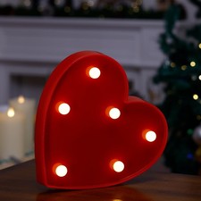 LED Marquee Sign Light Up Letters, Alphabet Light Up Letters Sign, Battery Po...