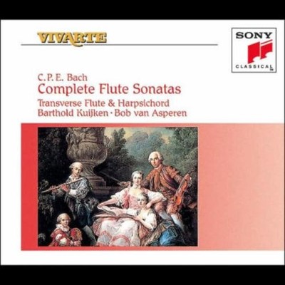 C.P.E. BACH/VAN ASPEREN/KUIJKEN: COMPLETE FLUTE SONATAS - CD
