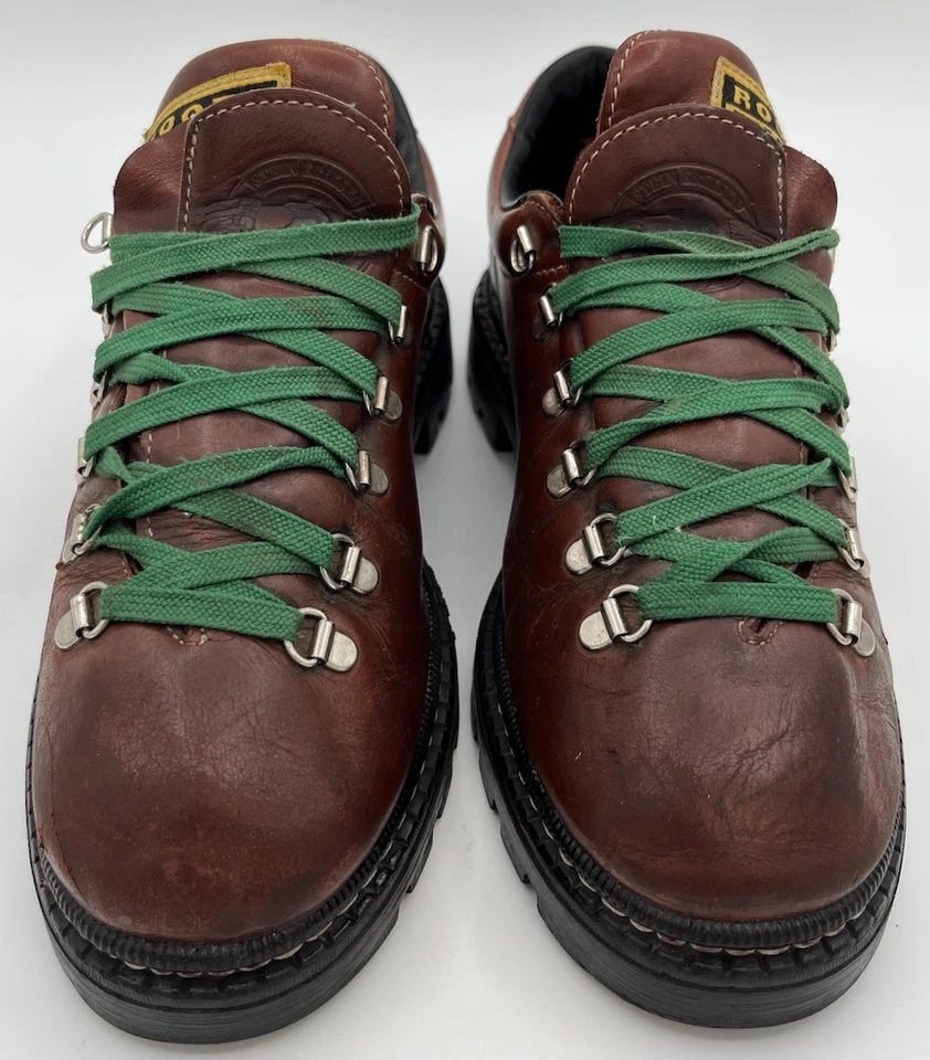 Botas de Senderismo de Montaña ROOTS TUFF Canadá Cuero Marrón Corte Bajo Para Hombre EE. UU. 8 D Foto 2 de 4