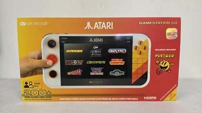 Atari My Arcade Gamestation Go Handheld Gaming System W/ 200+ Games Rechargeable