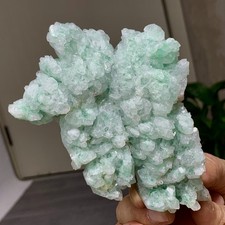 266G Rare green Phantom Strawberry Crystal Clusters Mineral Specimen