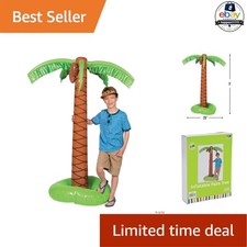 Inflatable Palm Tree 66 Inch Tropical Decor for Beach Pool Party Fun