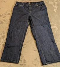 LL Bean Jeans Flannel Lined Mens 40 x 29 Classic Fit Denim Winter Outdoor