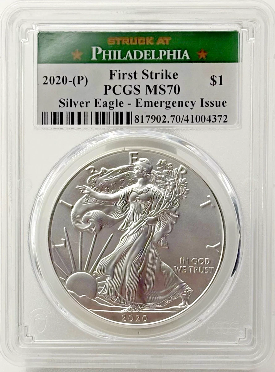 American Eagle MS 70 Graded 2020 Silver Bullion Coins for sale | eBay