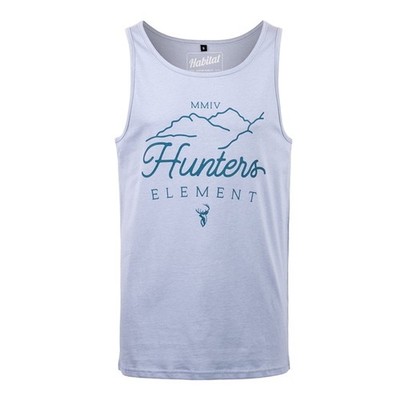 Hunters Element Panorama Mens Singlet Light Blue S | eBay Australia