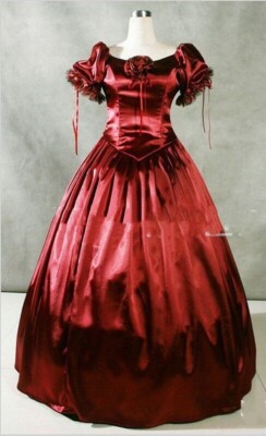 Victorian Dress for Women Short Sleeves Halloween Gothic