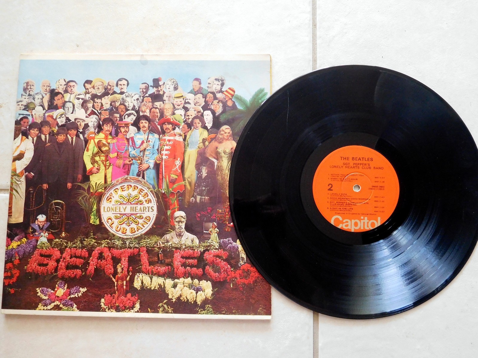 ALBUM 1967 Beatles SGT PEPPERS LONELY HEART CLUB BAND LP Vinyl GUC (CC)