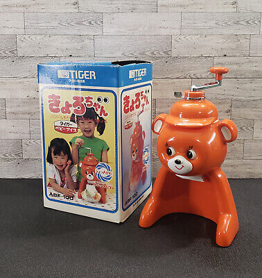 ABF-100 TIGER Corporation Ice Vegetable Shaver ORANGE Kyorochan Bear  Kakigori | eBay