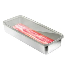 Stainless Steel Bacon Container Airtight Deli Meat Container for Refrigerator