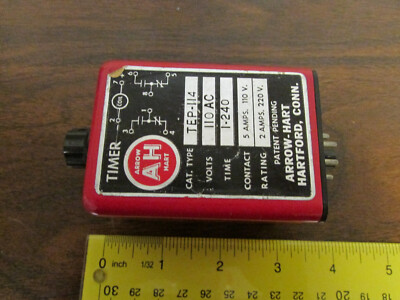 Arrow Hart  8 Pin Timer TEP-114  1 - 240 Seconds
