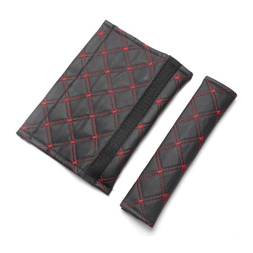 2Pcs Car Safety Seat Belt Shoulder Pad Cover Harness Protector Pad Accessories - Picture 5 of 8