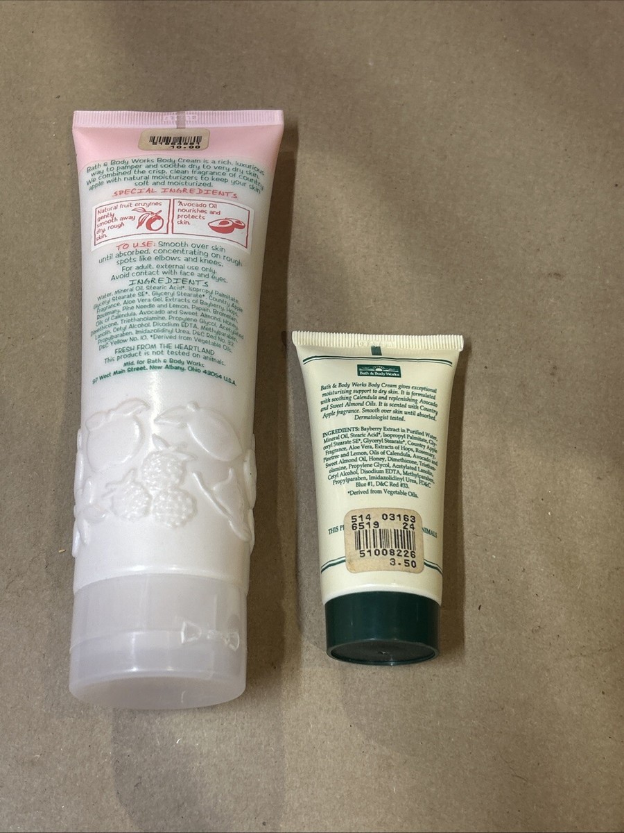 90s Vintage Bath & Body Works Country Apple Body Cream 8Oz