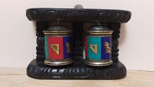 Tibetan Buddhist Handcrafted Spinning Prayer Wheel for Wall Hanging ~ Nepal