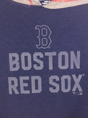 Boston Red Sox Adult Hoodie Extra Sz-LG Blue/Red Fanatics Pullover MLB Sweater - Picture 2 of 5