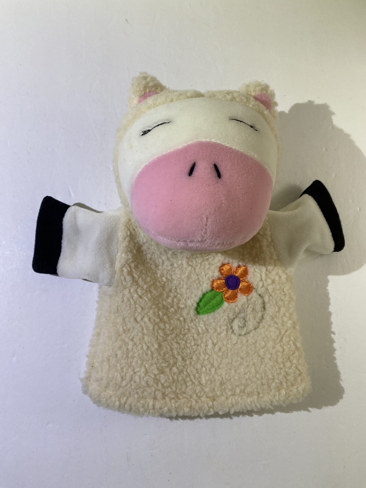 Manhattan Toy baby lamb Hand Puppet plush Toy