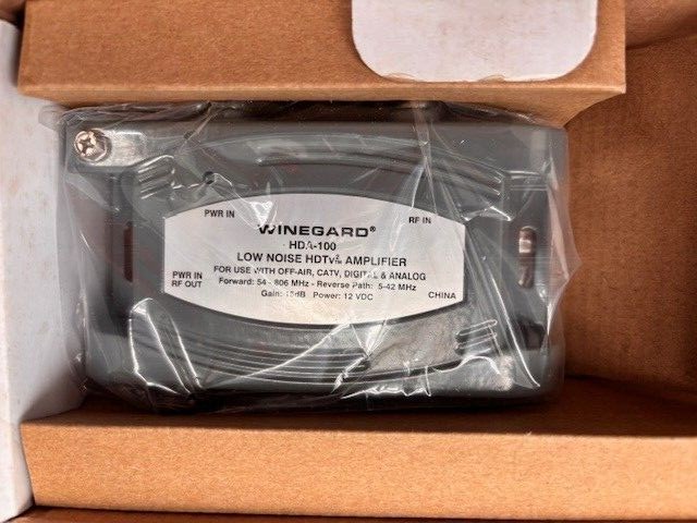 WINEGARD HDA-100 15 dB Gain Distribution Amplifier