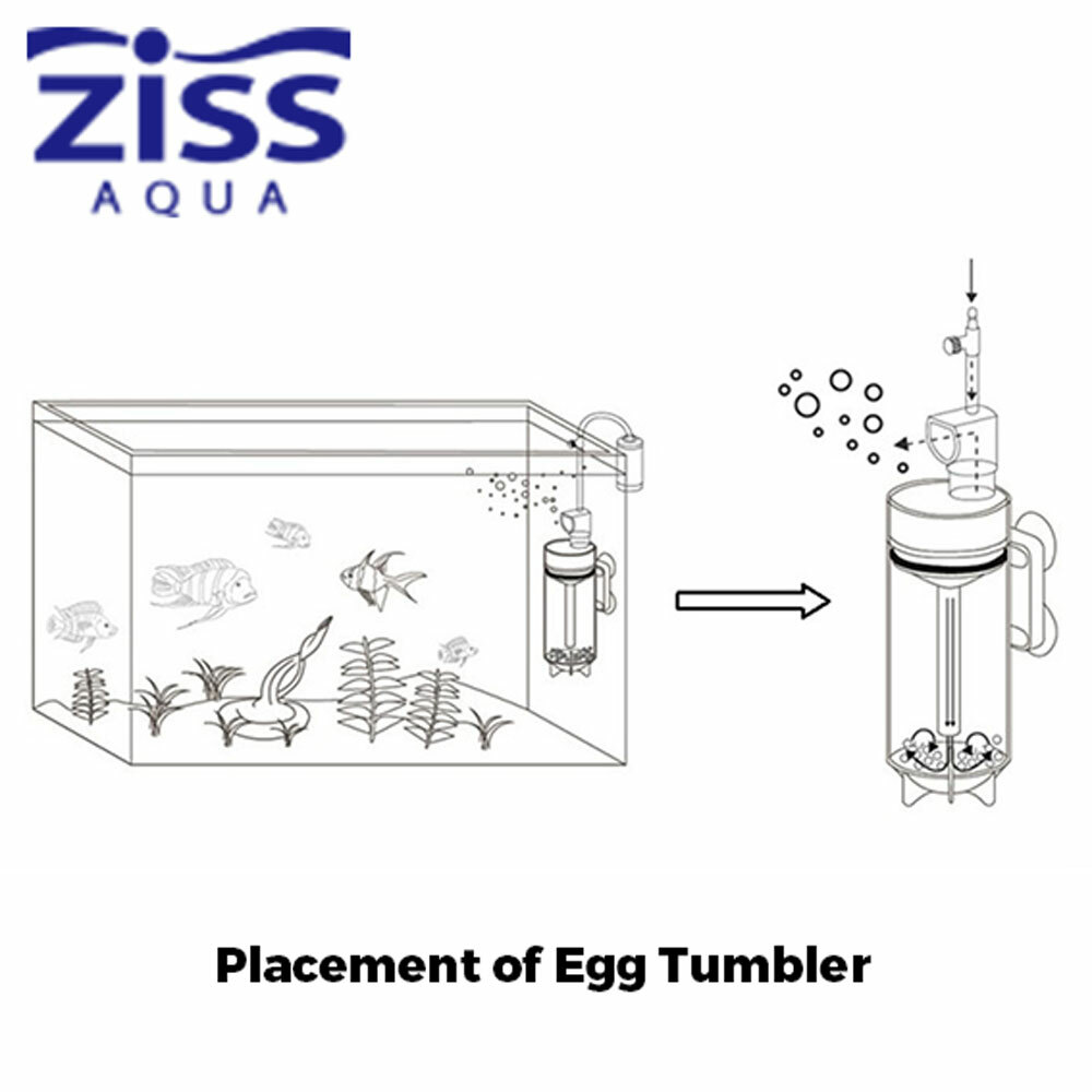 Aquarium Fish Egg Tumbler Incubators Hatchery Cichlids Shrimp Ziss