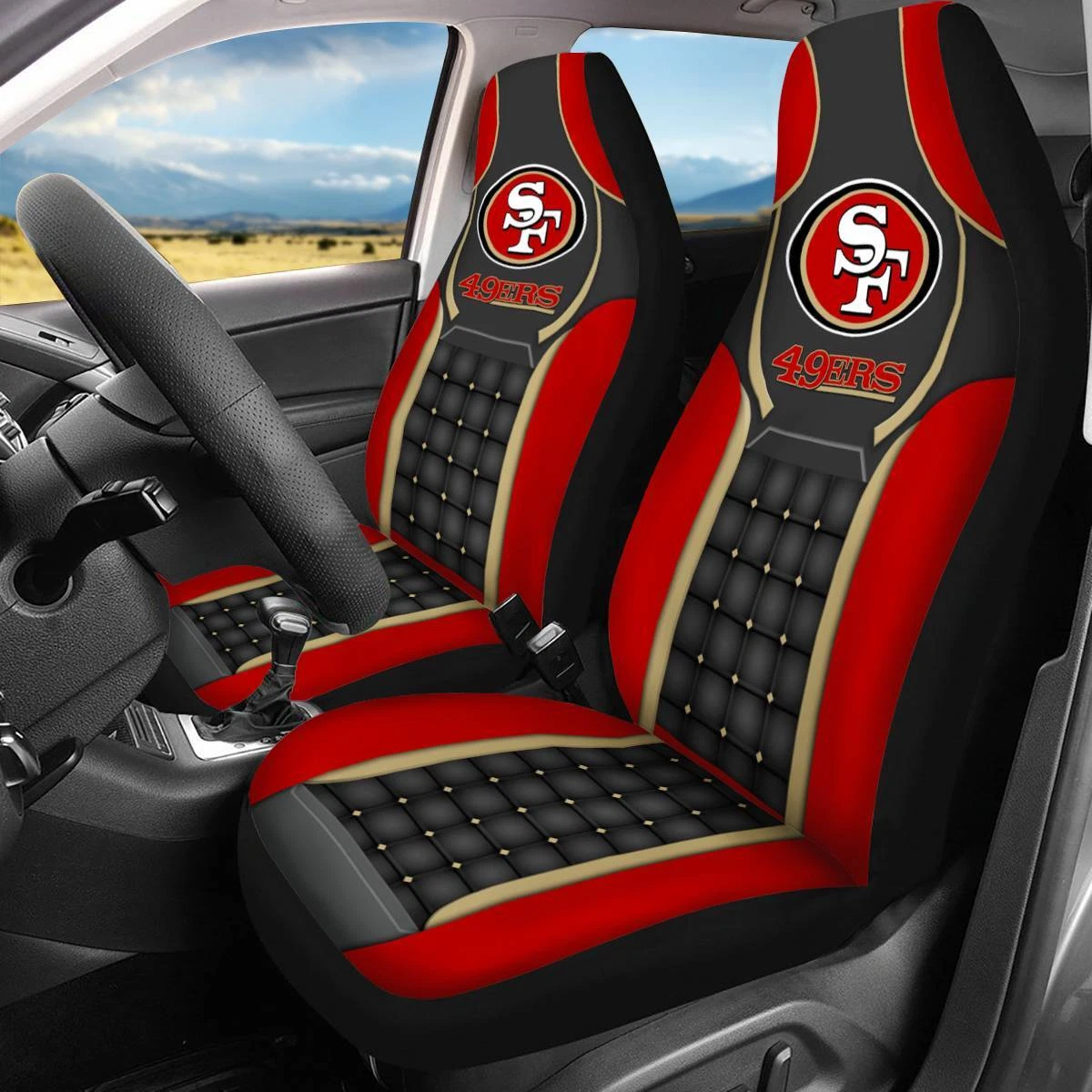 San Francisco Team Car Seat Cover