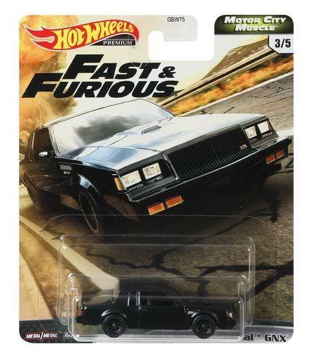 Hot Wheels Premium Fast & Furious Motor City Muscle Set of 5 Vehicles GBW75 - Image 2 of 4
