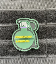 M67 Frag Grenade Army Weapon Tactical Morale Patch PVC