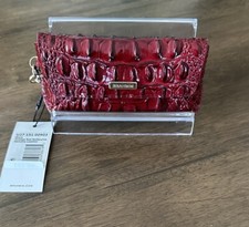 NWT Brahmin Elora Eyeglass Case In Vintage Red
