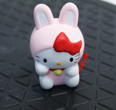 Sanrio Hello Kitty Kawaii Figure Japanese Zodiac Fortune Rabbit Costume Ceramic