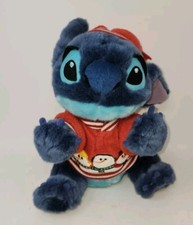 Disney Store Exclusive Lilo  Stitch Plush Stitch Snowman Christmas Sweater EUC