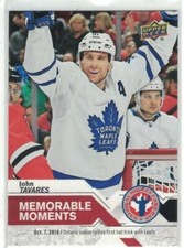 2019 JOHN TAVARES National Hockey Card Day CANADA Memorable Moments Card #CAN-16