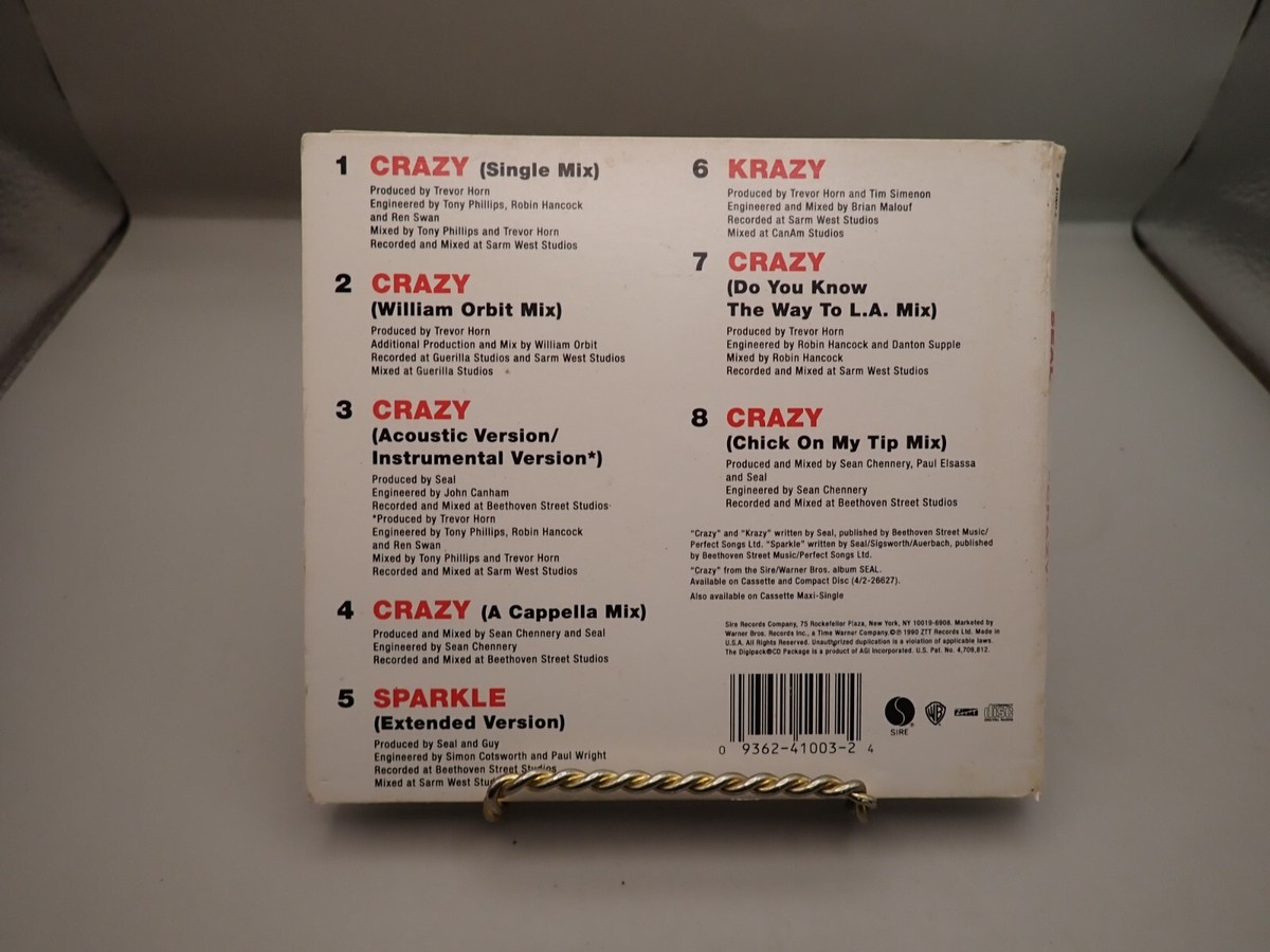 ☆　特典㉖　☆ Crazy [Single] by Seal (CD, Sire) F5C 93624100324| eBay