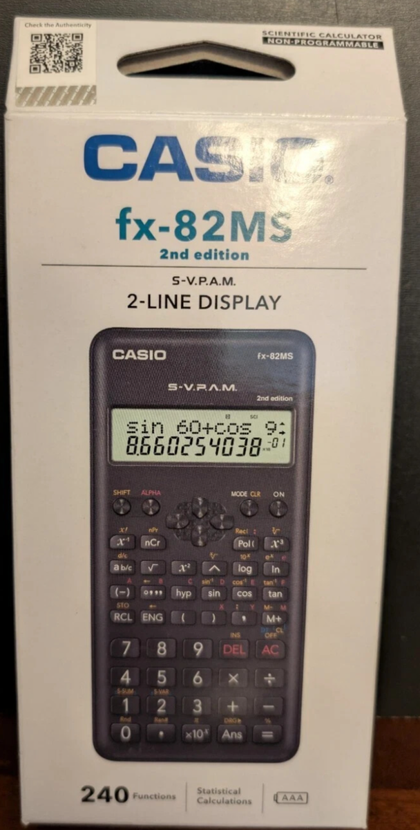 Calcolatrice Scientifica Casio FX-82MS 2nd Edition - 240 Funzioni Per Scuola E Lavoro - Foto 10