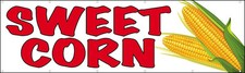 SWEET CORN Vinyl Banner Sign Farmers Market Fresh Cob 3x10 ft - wb