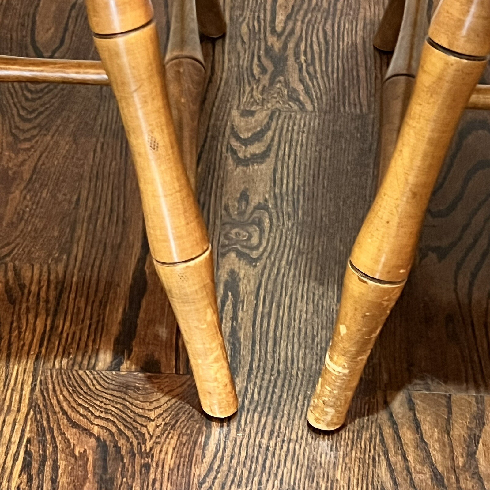 Set of 2 Ethan Allen Birdcage Arm Chairs Circa 1776 Maple 18 6801 Made