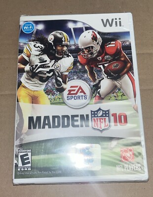 Madden NFL 10 (Nintendo Wii, 2009) Brand New Factory Sealed Madden 2010 ...
